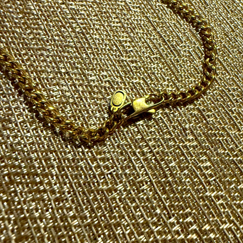 Craftd Cuban Link 18k Gold-Plated Chain 19.5 4mm.